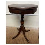 Duncan Phyfe Mahogany Pedestal Drum Table