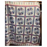 Dresden Plate Quilt Style Bedspread