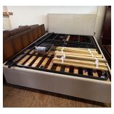 Upholstered Queen Size Platform Bed Frame