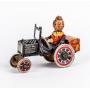 1950's Louis MARX Windup Tin Toy Ride'm Rough Car