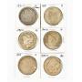 Coin 6 Morgan Silver Dollars AG-G