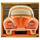 Retro VW Beetle Neon Sign In Crate