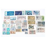 Assorted Lot Of Multi-National Currencies WWI & 2