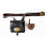 Civil War Cartridge Belt, Cap Box, & 1826 Eagle