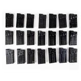 Lot Of 21 Original H&K G3 Steel Magazines Dated