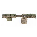 WW2 G.I. Belt Setup U.S. Army Issue Field Gear