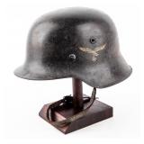 German WWII M42 Helmet With Original Liner