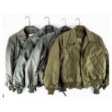 Lot Of 1 MilSurp Tanker & 3 CWU-45/P Jackets