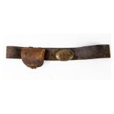 US Civil War Belt, Buckle, and Cap Box