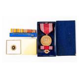Lot Of Four U.S. WWII Medals And Pins