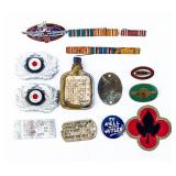 Lot Of Wartime Badges And Memorabilia And Trinkets