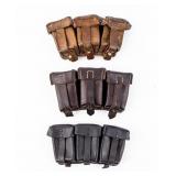 Lot Of Three K98 Ammo Pouches
