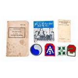 WWII U.S. Patches & Pamphlets
