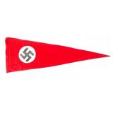Large Nazi NSDAP Triangular Pennant