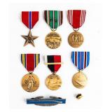 Lot 6 WWII Medals / Leo Kissell Estate