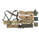 U.S. G.I. Old School Web Belts In Tan & Green