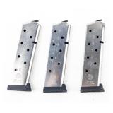 Lot Of 3 1911 Mags From Ruger 8 Round Capacity