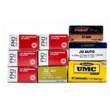 Ammo .32 Automatic Pistol Cartridges 450 Rounds