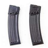 Lot Of 2 Magazines For HK 93 5.56x45mm Made 1976