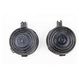 Lot Of 2 AK Patterned 75 Round Drum Magazines