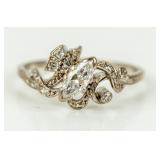 Jewelry Platinum Diamond Ring