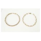 Jewelry Sterling Silver Chain Bracelets