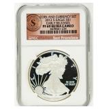 Coin 2012-S Proof Silver Eagle NGC PF69 UC