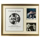 Artwork Montage of Sugar Ray MemorabiliaSigned