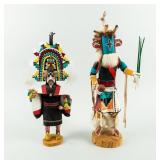 Artwork Lot of 2 Hopi Kachinas
