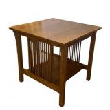 Furniture Stickley Modern Oak Side Table