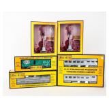 Lot of 5 Rail King Train Cars & Accessories NIB