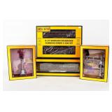 Lot of 4 Rail King Train Cars & Accessories NIB