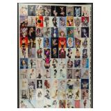 Art Nude Pin-Up Trading Cards Uncut SheetSigned