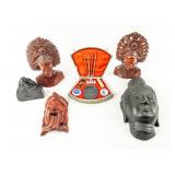 Artwork Lot of 6 Asian-Style Décor