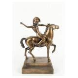 Artwork Bronze Sculpture by Oliver Tupton  Signed