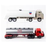 Lot Of 2 Vintage Petroleum Tanker Trucks