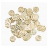 Coin (50) Mercury Dimes Almost Unc to Uncirculated