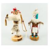 Artwork Lot of 2 Animal Kachinas