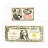 Coin (2) Paper Currency Notes Fractional +