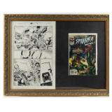 Framed Spider-Man Unlimited #13 Panel Art & Comic