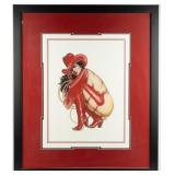 Artwork Print of "Cowgirl" by De BerardinisSigned