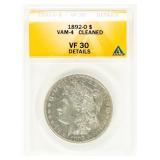 Coin 1892-O  Morgan Silver Dollar ANACS VF30*
