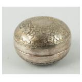 Vintage Sterling Silver Vanity Box