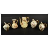 Antique Lot of 5 Royal Worcester Ewers / Jugs