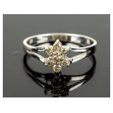 Jewelry 14kt White Gold Diamond Ring
