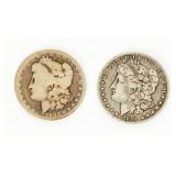 Coin (2) Morgan Silver Dollars 1880-O & 1892-O