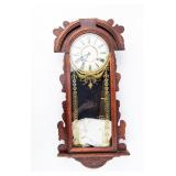 Vintage MCM Sam Heung Pendulum Wall Clock