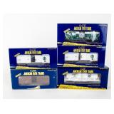Lot of 5 American Flyer Model Train Cars NIB