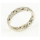 Jewelry 18kt White Gold Diamond Ring