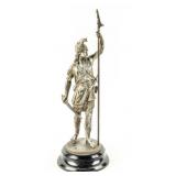 Artwork Antique Sculpture of a Greek Warrior